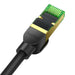 Braided network cable cat.8 Baseus Ethernet RJ45 40Gbps 1m (black) - Network cables<<<HurtelXML&&&Network