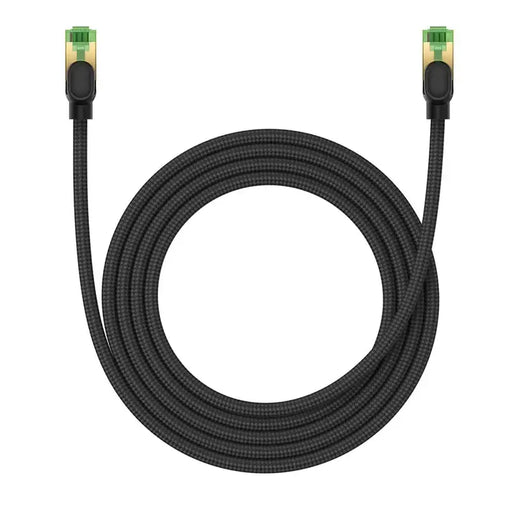 Braided network cable cat.8 Baseus Ethernet RJ45 40Gbps 2m (black) - Kable sieciowe<<<HurtelXML&&&Network