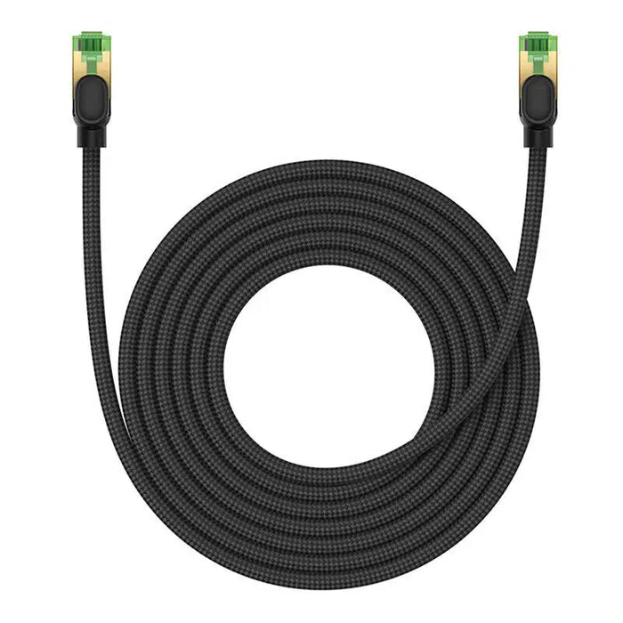 Braided network cable cat.8 Baseus Ethernet RJ45 40Gbps 5m (black) - Network cables<<<HurtelXML&&&Network