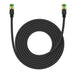 Braided network cable cat.8 Baseus Ethernet RJ45 40Gbps 5m (black) - Network cables<<<HurtelXML&&&Network