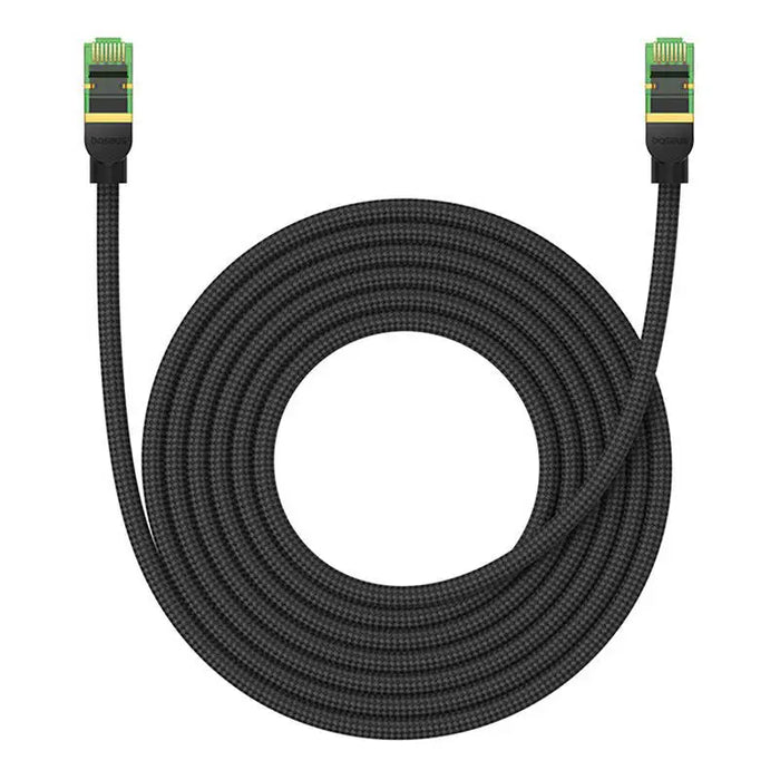 Braided network cable cat.8 Baseus Ethernet RJ45 40Gbps 5m (black) - Network cables<<<HurtelXML&&&Network