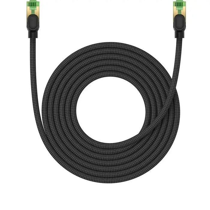 Braided network cable cat.8 Baseus Ethernet RJ45 40Gbps 5m (black) - Network cables<<<HurtelXML&&&Network