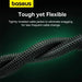 Braided network cable cat.8 Baseus Ethernet RJ45 40Gbps 5m (black) - Network cables<<<HurtelXML&&&Network
