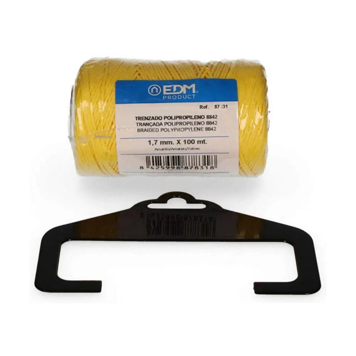 Braided rope EDM 87831 Yellow polypropylene - Почистване Прахосмукачки И Гладене<<<Дом Градина<<<BigBuy&&&Шевни