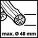 BRANCH CHIPPER EINHELL GC-KS 2540 2000 W MAX CUTTING DIAMETER 40 mm - Клонотрошачи<<<Градински