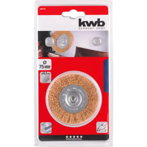 BRASS WIRE BRUSH KWB - Метални четки<<<Консумативи за електроинструменти<<<Инструменти и