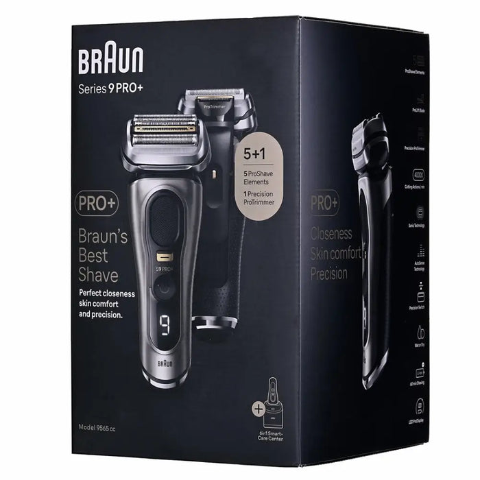 Braun Series 9 Pro+ 9565cc Wet & Dry Foil shaver Trimmer Metallic - ShaversAGD-GOL<<<Home Appliance