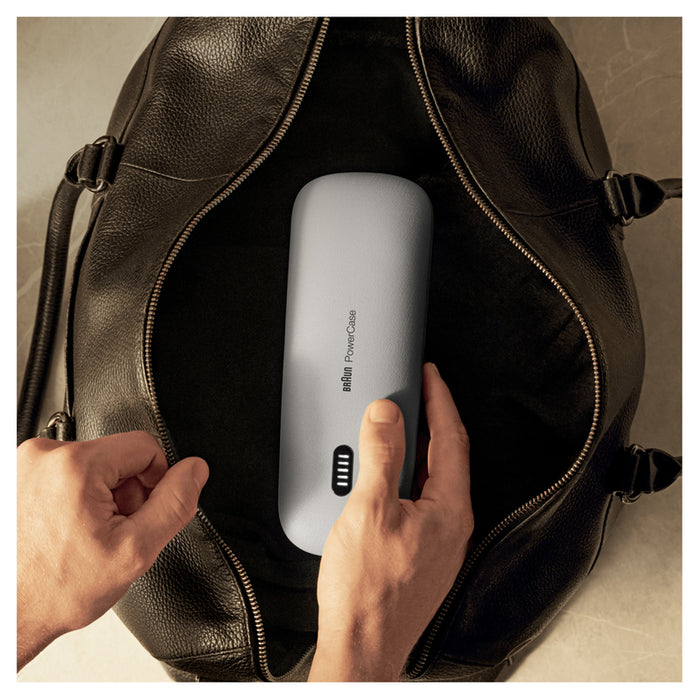 STORAGE/CHARGE BOX. BRAUN 9484PC GRAY