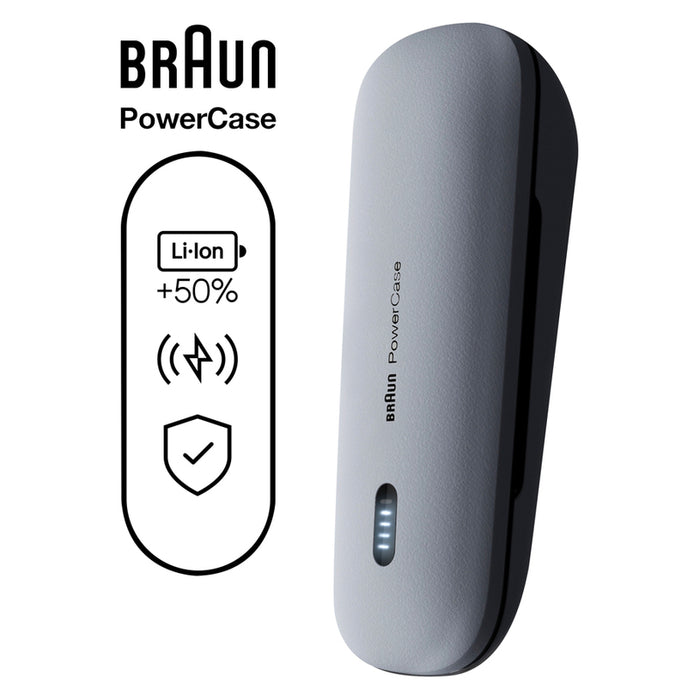 STORAGE/CHARGE BOX. BRAUN 9484PC GRAY
