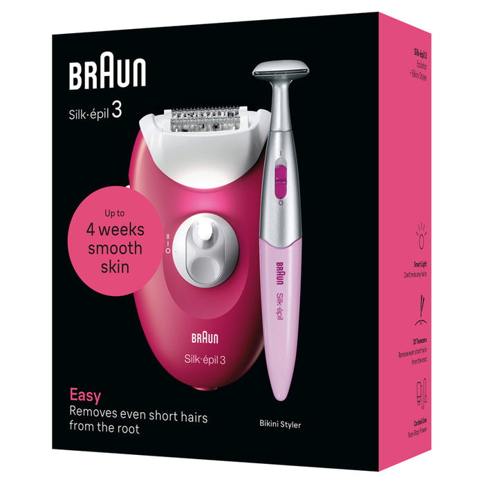Epilator BRAUN 3-202 PINK