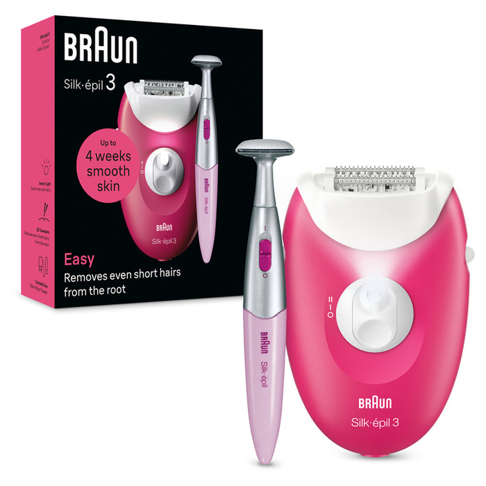 Epilator BRAUN 3-202 PINK
