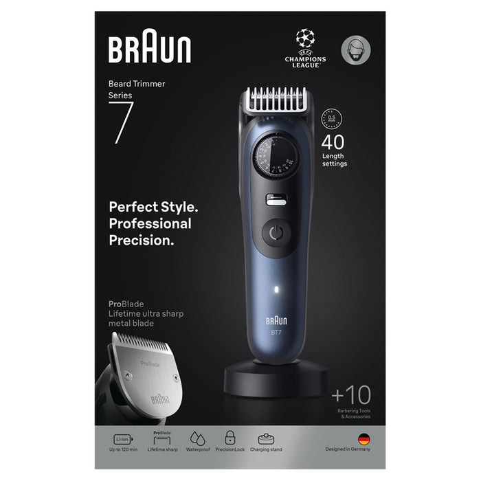 Trimmer BRAUN BT7540 BLK/BLU