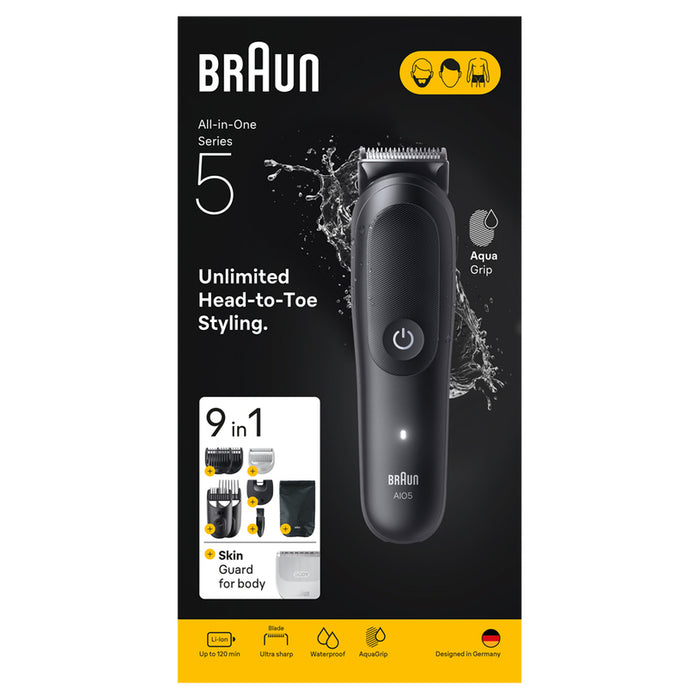 Trimmer BRAUN AIO5540 BLK
