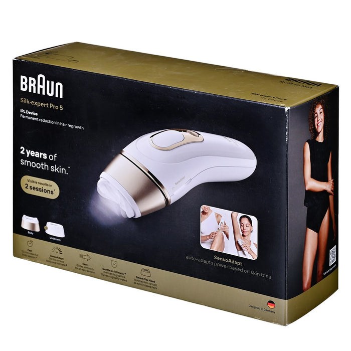 Braun Silk-expert Pro PL5210 IPL Intense pulsed light (IPL) Gold, White