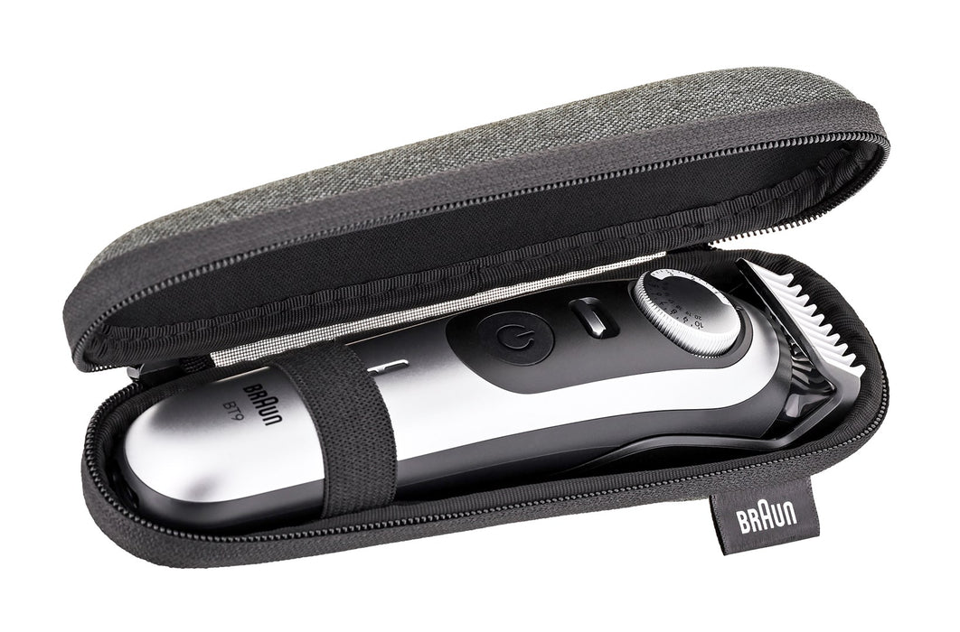 Braun BeardTrimmer 9 80789785 beard trimmer AC/Battery 20 2 cm Wet & Dry Grey