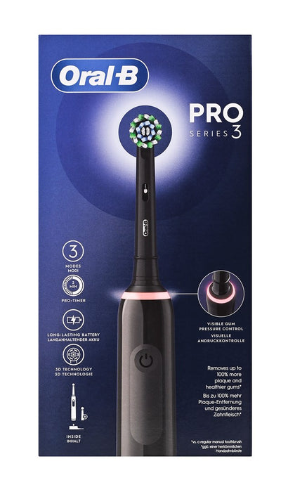Oral-B Pro 3 Pro3 3000 Adult Rotating-oscillating toothbrush Black