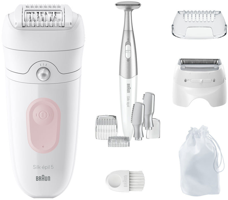 Epilator BRAUN 5-230 WHITE, WASHABLE HEAD