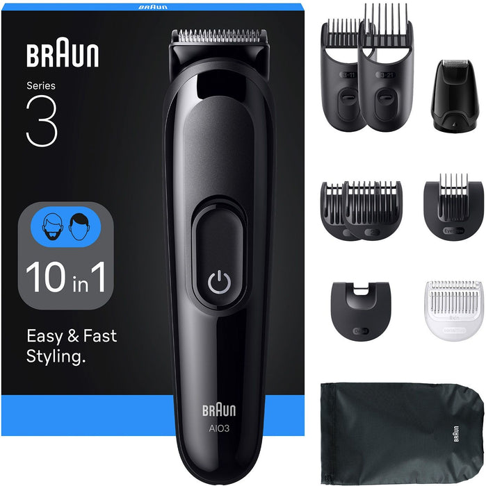 Braun AIO3560 face/hair/body trimmer