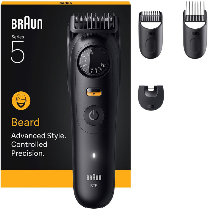 Braun BeardTrimmer 9 BT5520 beard trimmer Battery 40 2 cm Wet & Dry Black