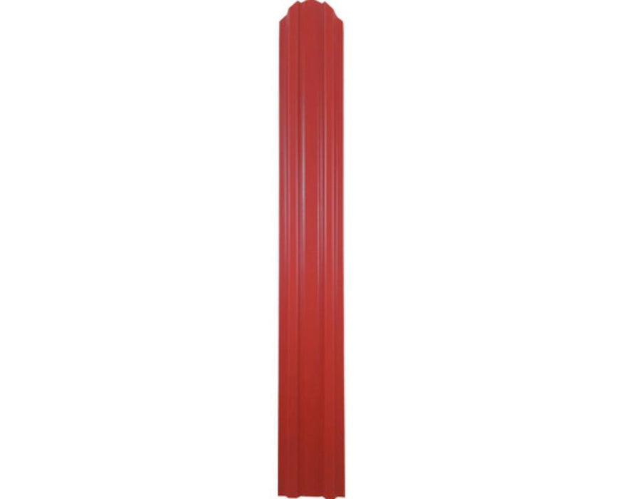 METAL FENCE LAMELL RED GLOSSY 150X9