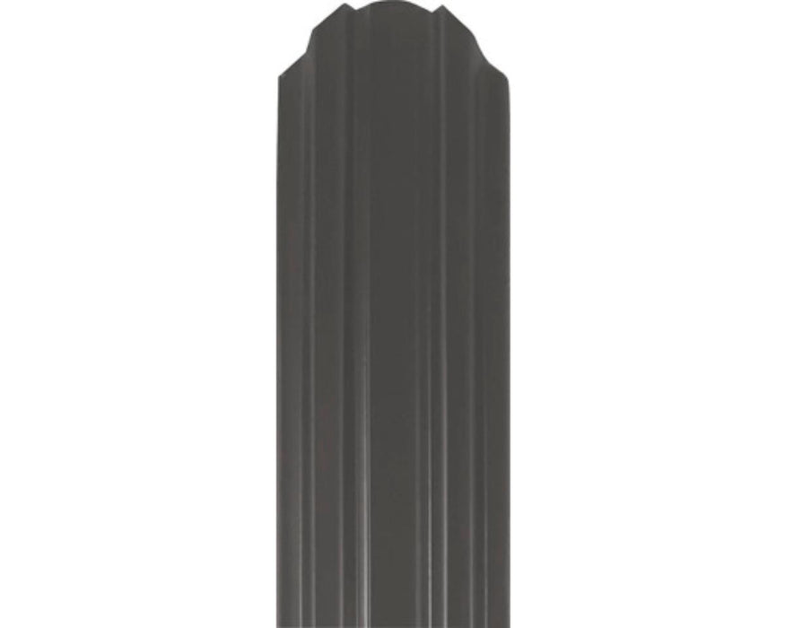 GLOSSY GRAY METAL FENCE LAMEL 175X9CM