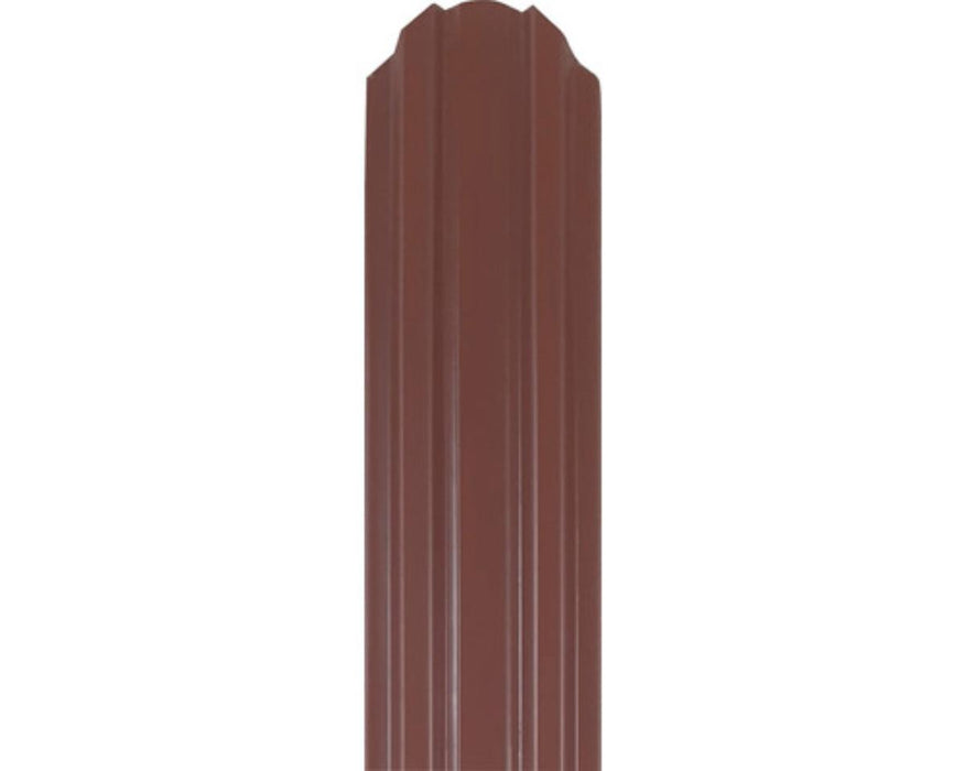 METAL FENCE LAMELL BROWN GLOSS 150X9