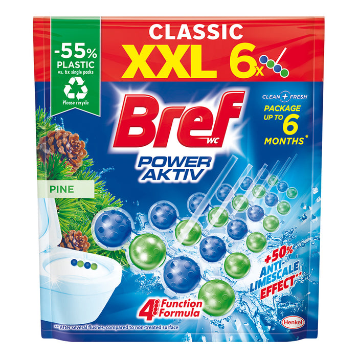 BLOCK FOR TOILET 6X50 G PINE POWER AKTIV BREF CLASSIC