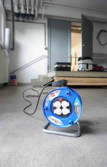 GARANT REEL 25M CABLE 4 SOCKETS