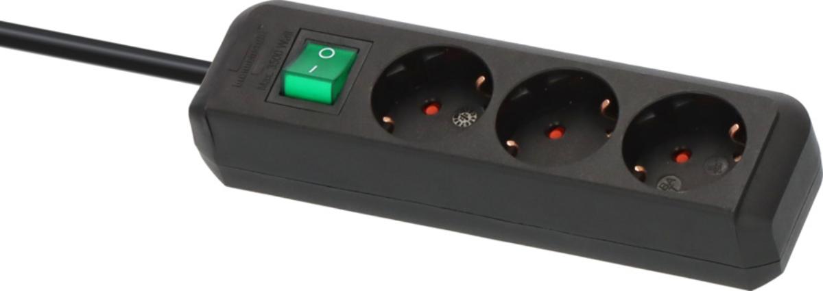 POWER SUPPLY 3 SOCKETS 3M BLACK ECO WRENCH