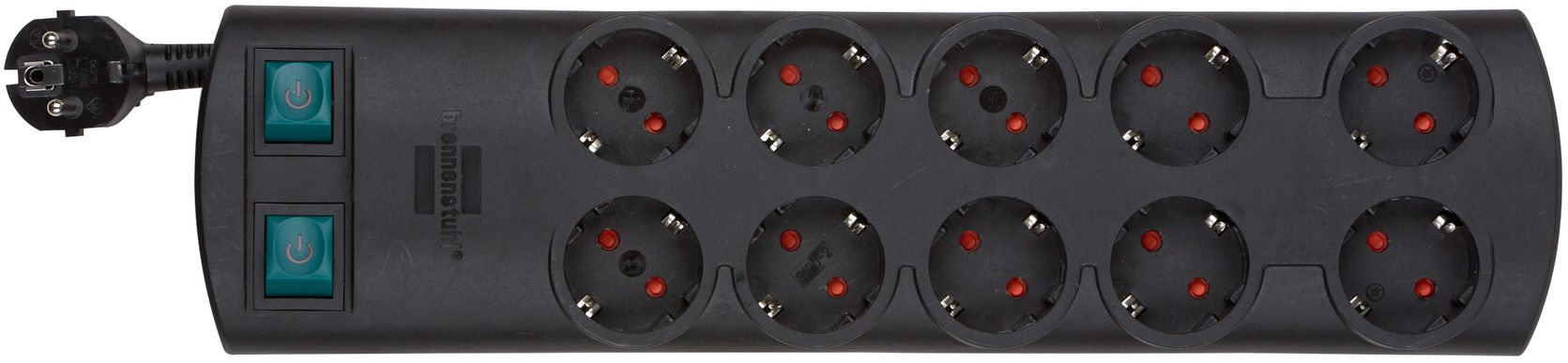 Schuko 10 Way Multi-socket Adapter Brennenstuhl Primera-Line 3600 W (2 m)