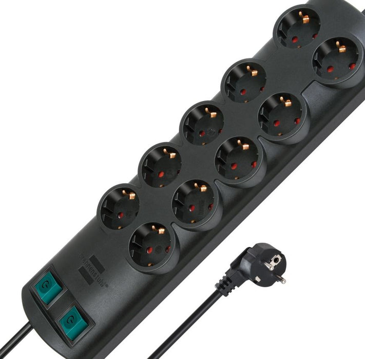 Schuko 10 Way Multi-socket Adapter Brennenstuhl Primera-Line 3600 W (2 m)