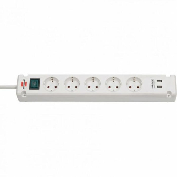 Power Socket - 5 sockets with Switch Brennenstuhl Bremounta 3600 W USB x 2 (3 m)