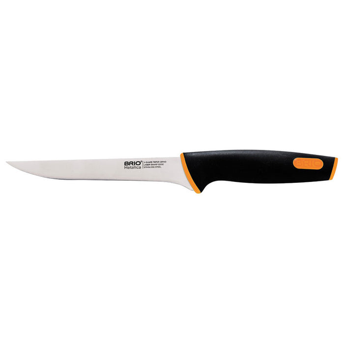 KNIFE SET WITH MAGNETIC HOLDER 6 PIECES BRIO METALLICA