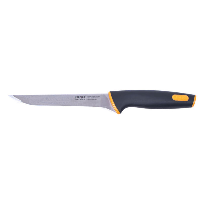 KNIFE SET WITH ACACIA BOARD 6 PIECES BRIO METALICA