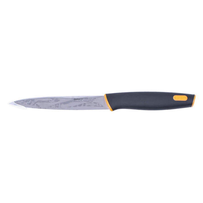 KNIFE SET WITH ACACIA BOARD 6 PIECES BRIO METALICA