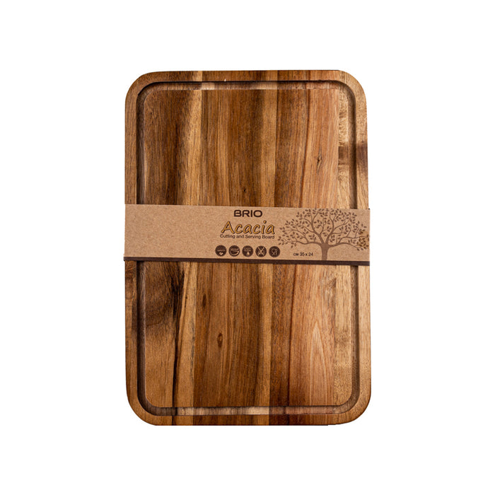 CUTTING BOARD ACACIA 35 X 24 X 1.4 CM BRIO