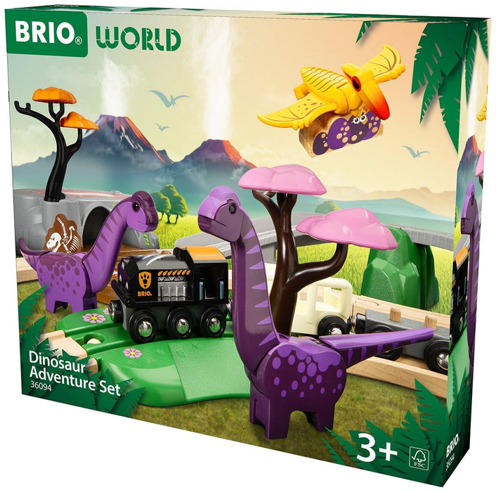 Train with Circuit Brio Aventure Dinosaure
