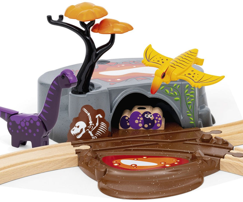Train with Circuit Brio Aventure Dinosaure
