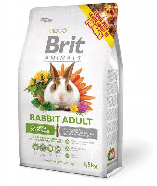 BRIT Animals Rabbit Adult Complete - rabbit food - 1.5kg - FodderDMZ-KAR<<<For small animalsDMZ<<<ActionPL