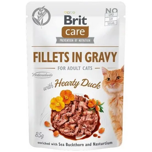 BRIT Care Fillets in Gravy duck fillets in sauce - wet cat food - 85 g - Wet foodDLK-KAM<<<For the catDLK<<<ActionPL