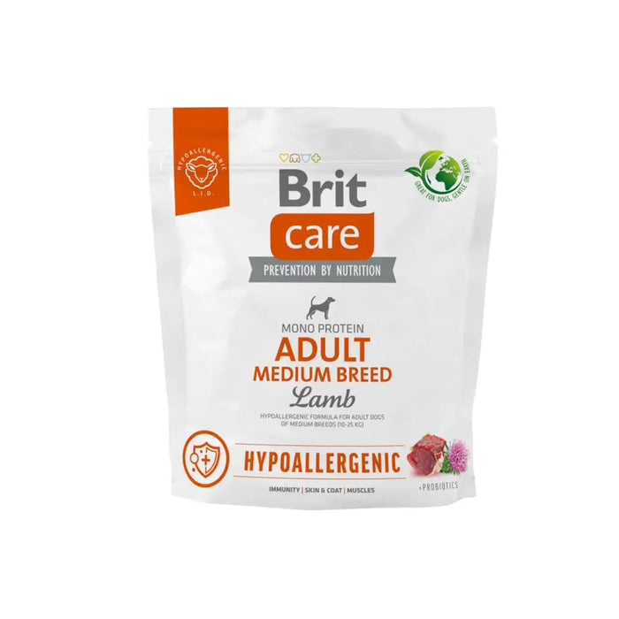 BRIT Care Hypoallergenic Adult Medium Breed Lamb - dry dog food - 1 kg - Dry foodDLP-KAS<<<For the dogDLP<<<ActionPL