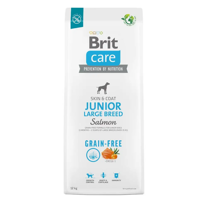 BRIT Care Junior Large Breed Salmon - dry dog food - 12 kg - Dry foodDLP-KAS<<<For the dogDLP<<<ActionPL