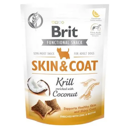 BRIT Functional Snack Skin&Coat Krill - Dog treat - 150g - DelicaciesDLP-PRZ<<<For the dogDLP<<<ActionPL