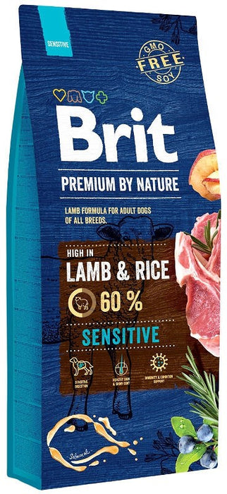 BRIT Premium by Nature Sensitive Lamb with rice - dry dog food - 15 kg