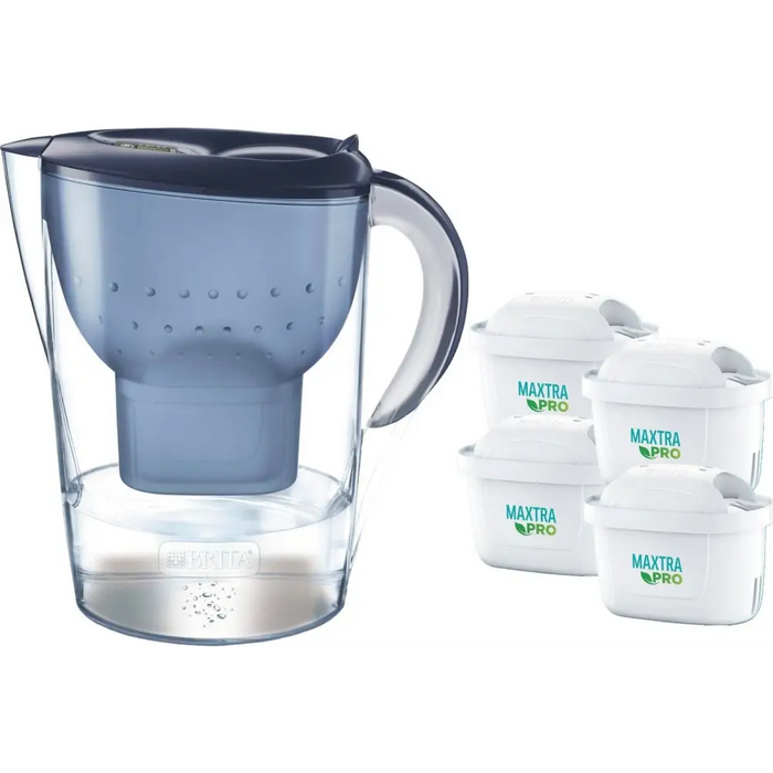 Brita Marella XL jug + 4 Maxtra cartridges blue - Filter jugsAGD-DZF<<<Home Appliance - ProductsAGD<<<ActionPL