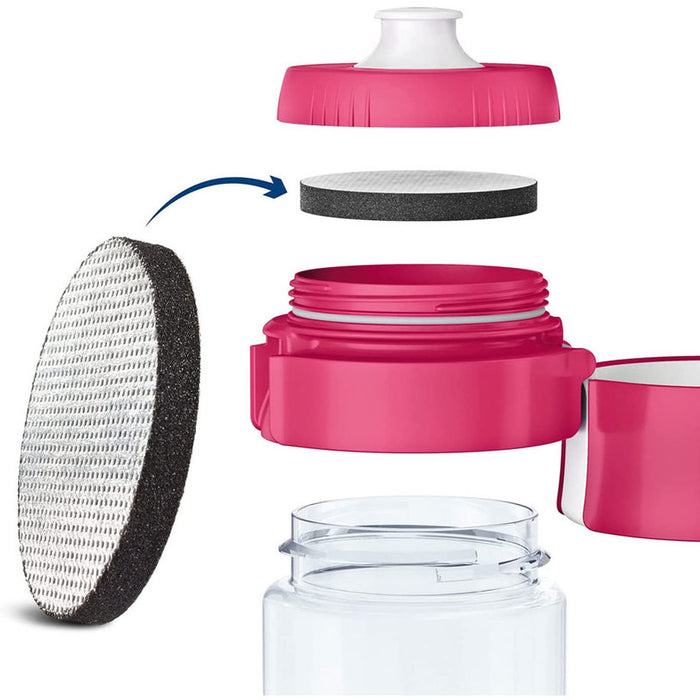 FILTER BOTTLE VITAL 0.6 L PINK BRITA