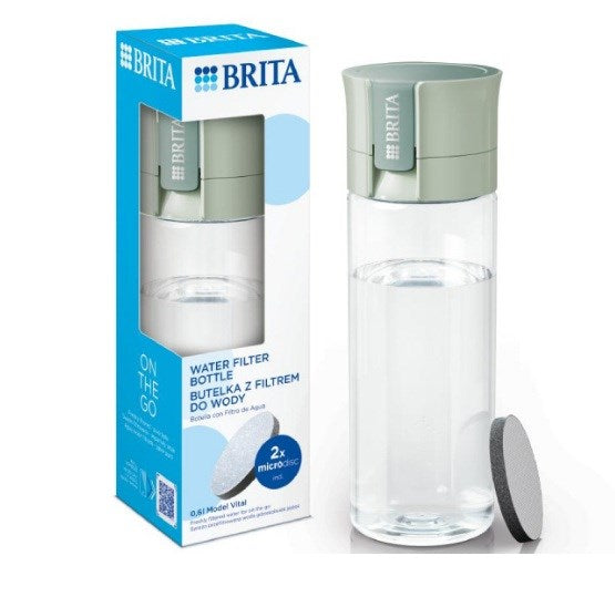Brita Vital Filtering bottle 0.6 l Pastel green