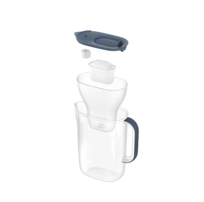 BRITA Style ESSENTIAL XL Water Filter Jug (Dark Blue) + 3 x MX Pro Pure Performance Filters