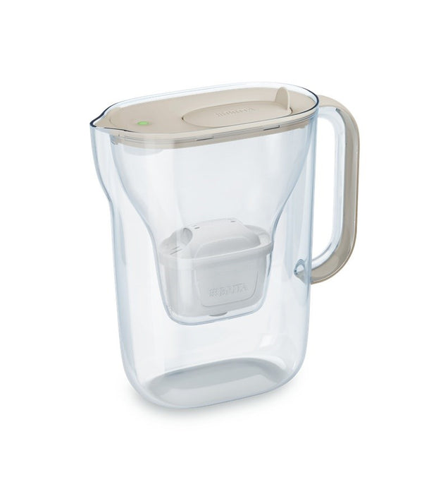 Brita Style Essential filter jug + 4 Maxtra Pro Pure Performance filter cartridges (sand-coloured)