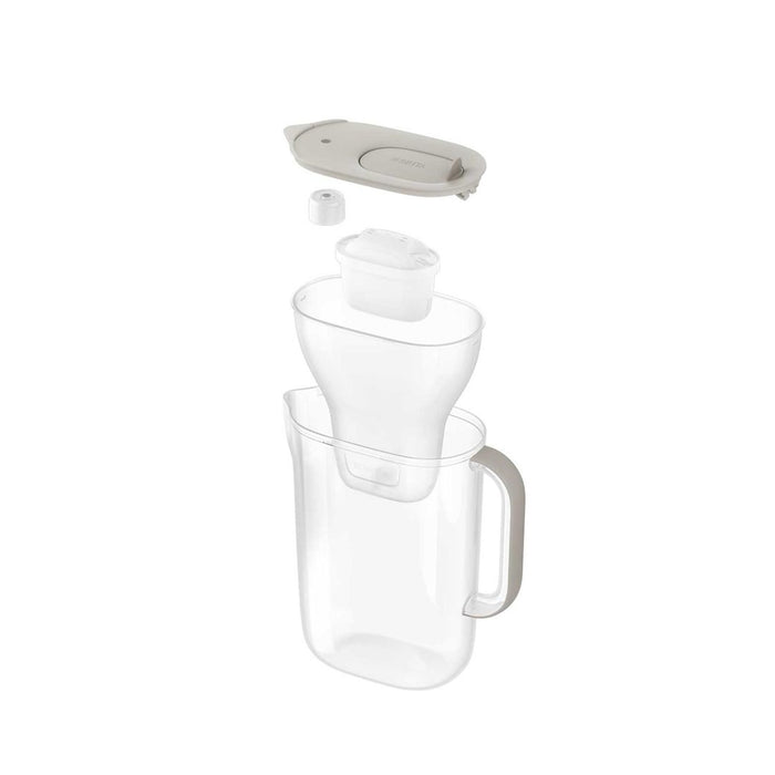 Brita Style Essential filter jug + 3 Maxtra Pro Pure Performance filter cartridges (sand-coloured)